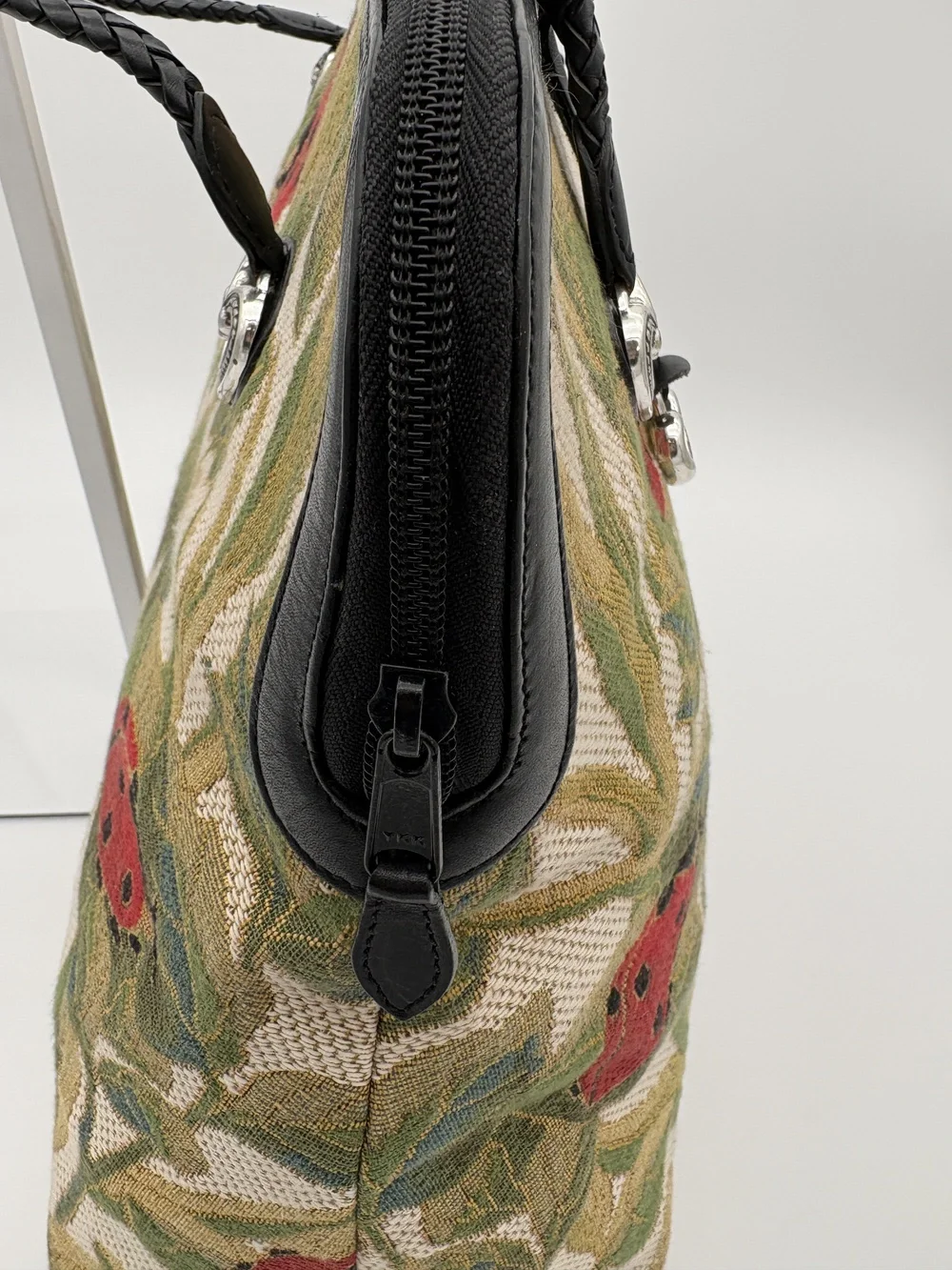 Vintage Brighton Alyssa Ladybug Tapestry Weekender Tote - Picture 7 of 14
